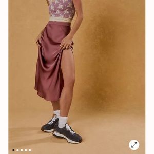 NWT! Free People Sweet Talker Half Slip Cinnamon Rose (Sz S)